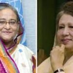 Bangladesh PM Sheikh Hasina (Left) and Khaleda Zia (right)