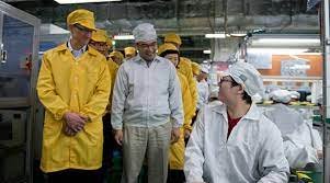 Tim Cook in Foxconn