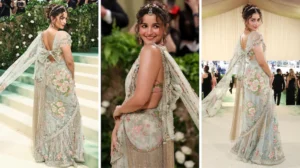 Alia Bhatt exudes vintage vibes in designer sari and jewellery at the MET Gala 2024