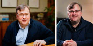 LinkedIn co-founder Reid Hoffman showcased a video featuring himself engaging in a conversation with his own deepfake